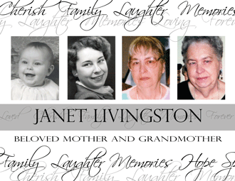 livingston collage template